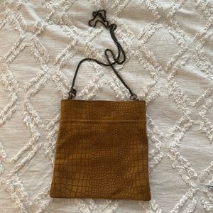 Free People suede crossbody bag